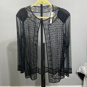 Krishma sheer evening jacket